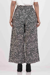 Women's Palazzo (Black Printed)